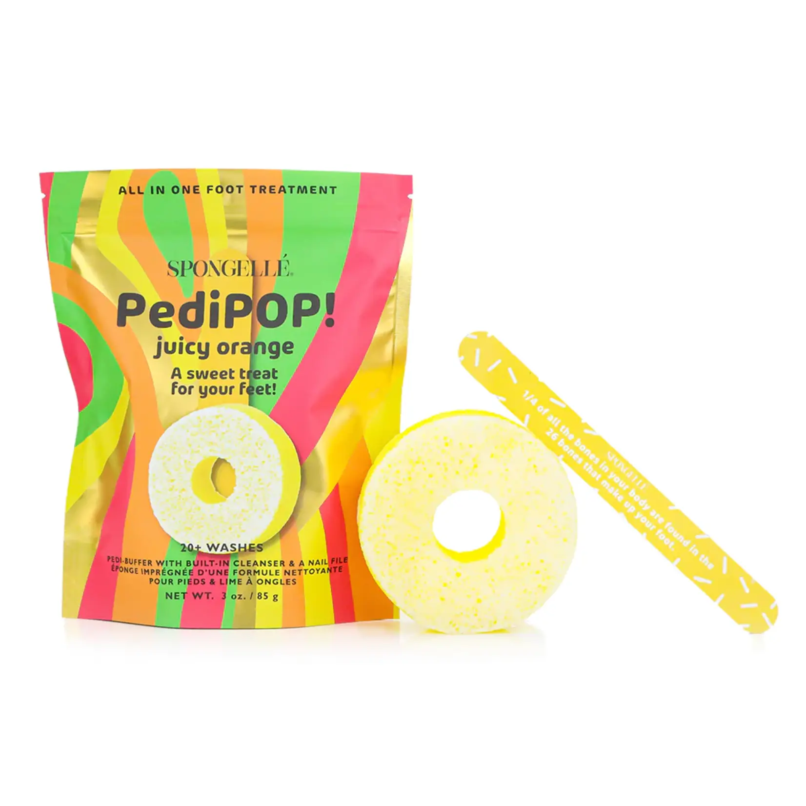 Spongelle PediPOP Pedi Buffer & Nail File