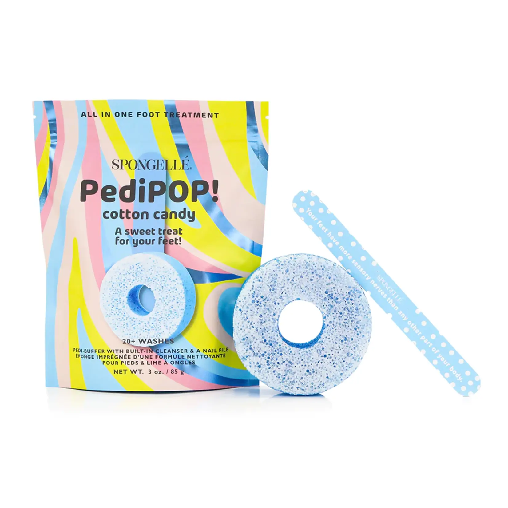 Spongelle PediPOP Pedi Buffer & Nail File