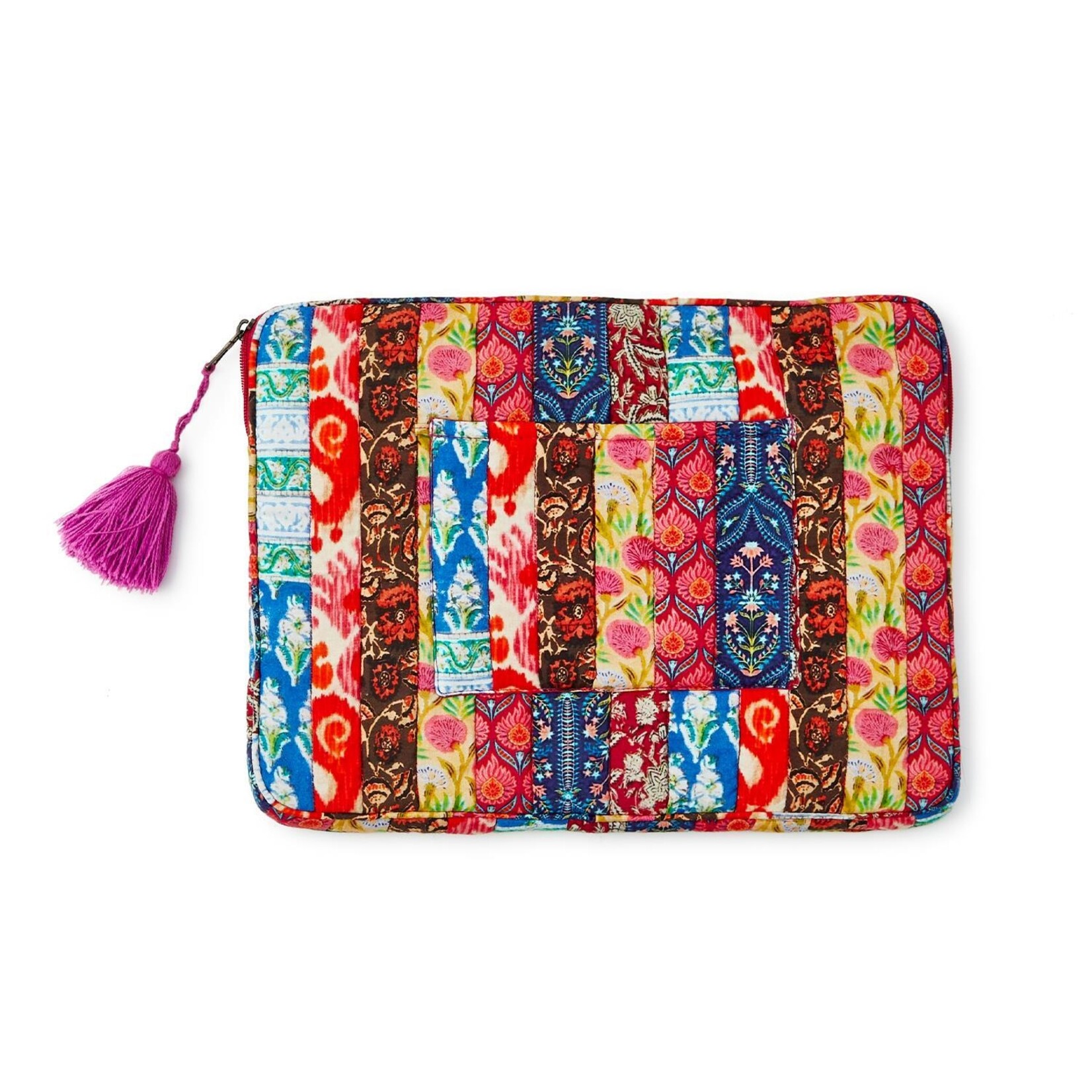 Two's Company Stow Away Laptop Pouch in Printed Fabric