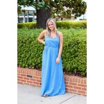 Able Jazmyn Strappy Maxi Dress Santori Blue