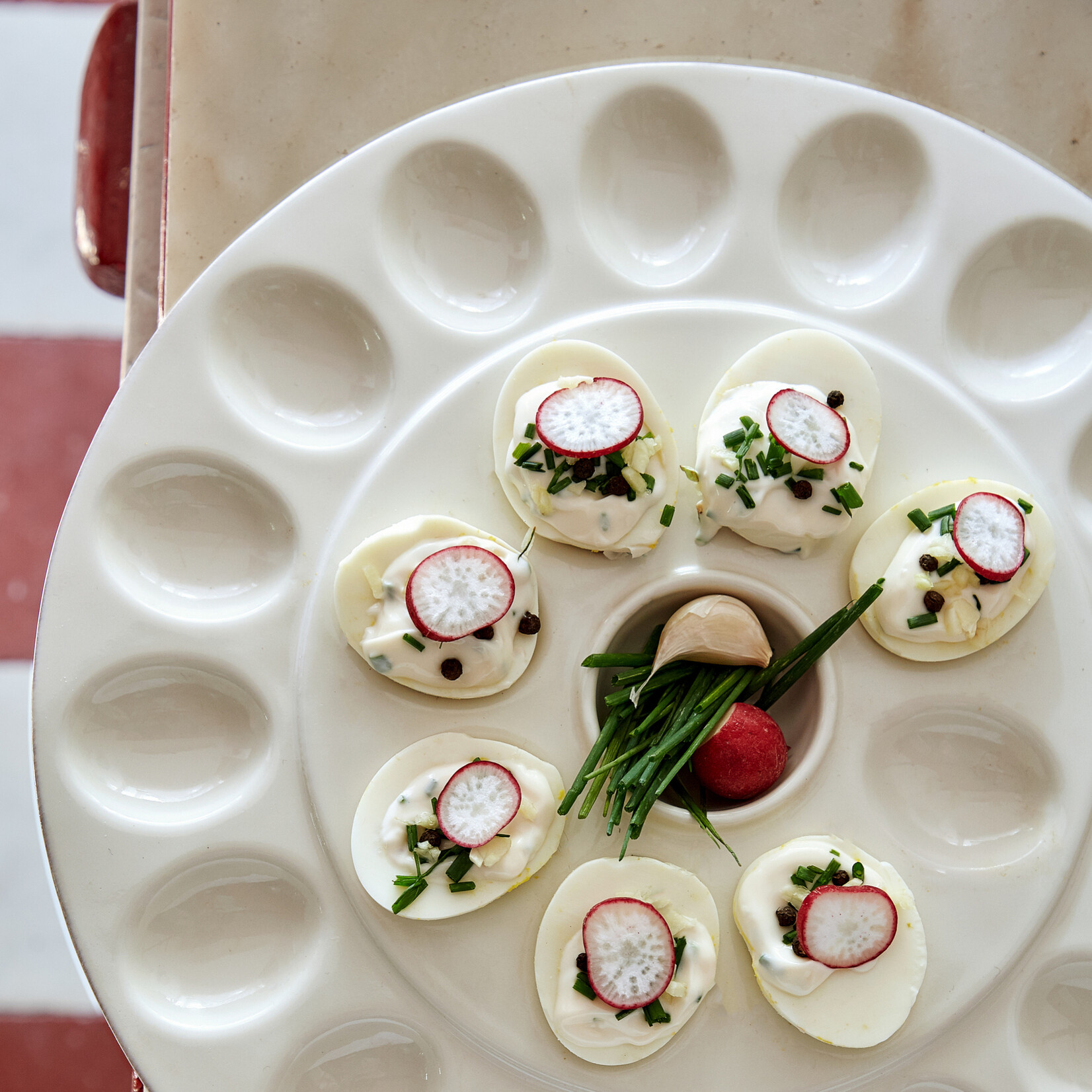Casafina Cook & Host Egg Platter White