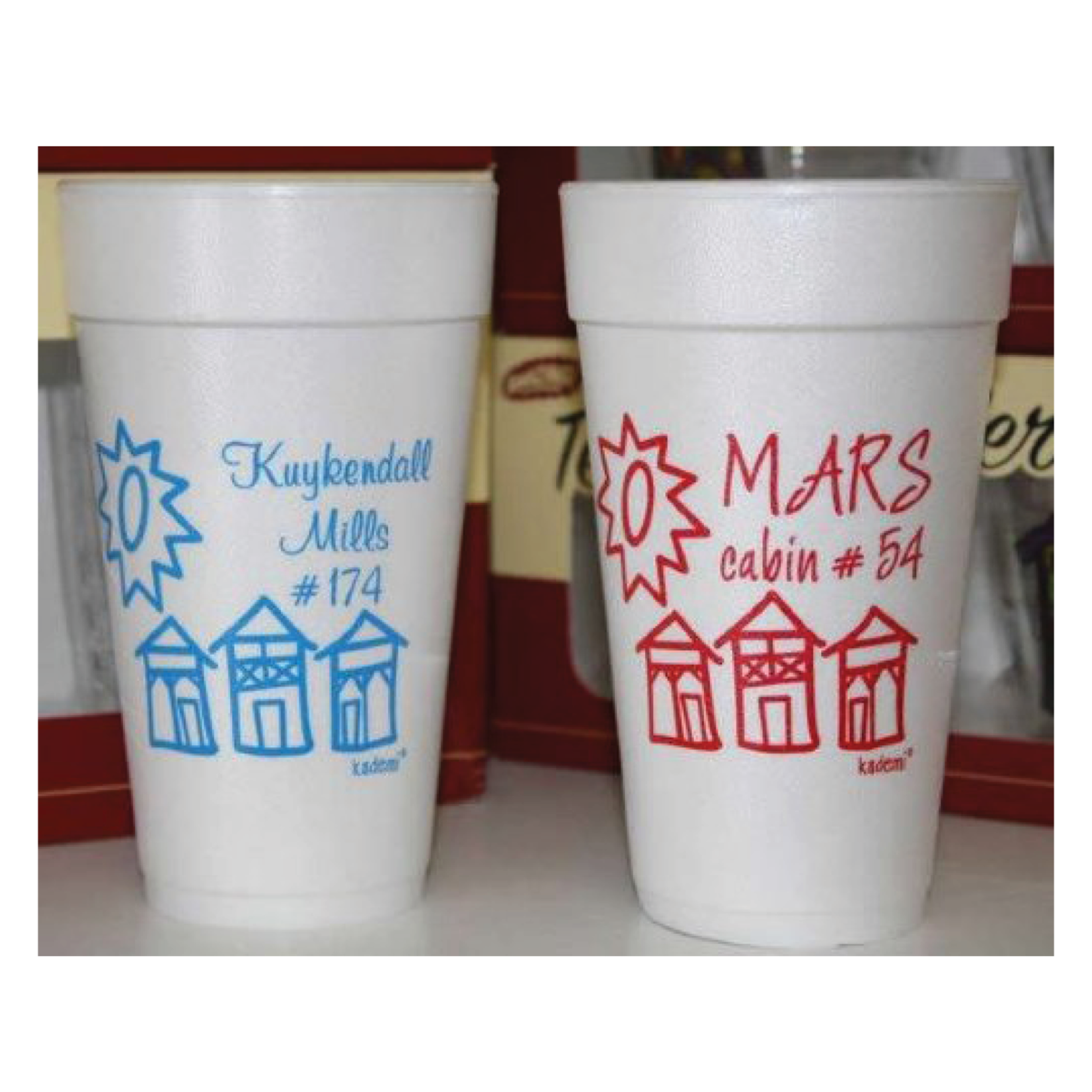 Kademi 24 oz. Custom Styrofoam Cup