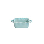 Casafina Cook & Host Square Ruffled Baker 10" Robin's Egg Blue