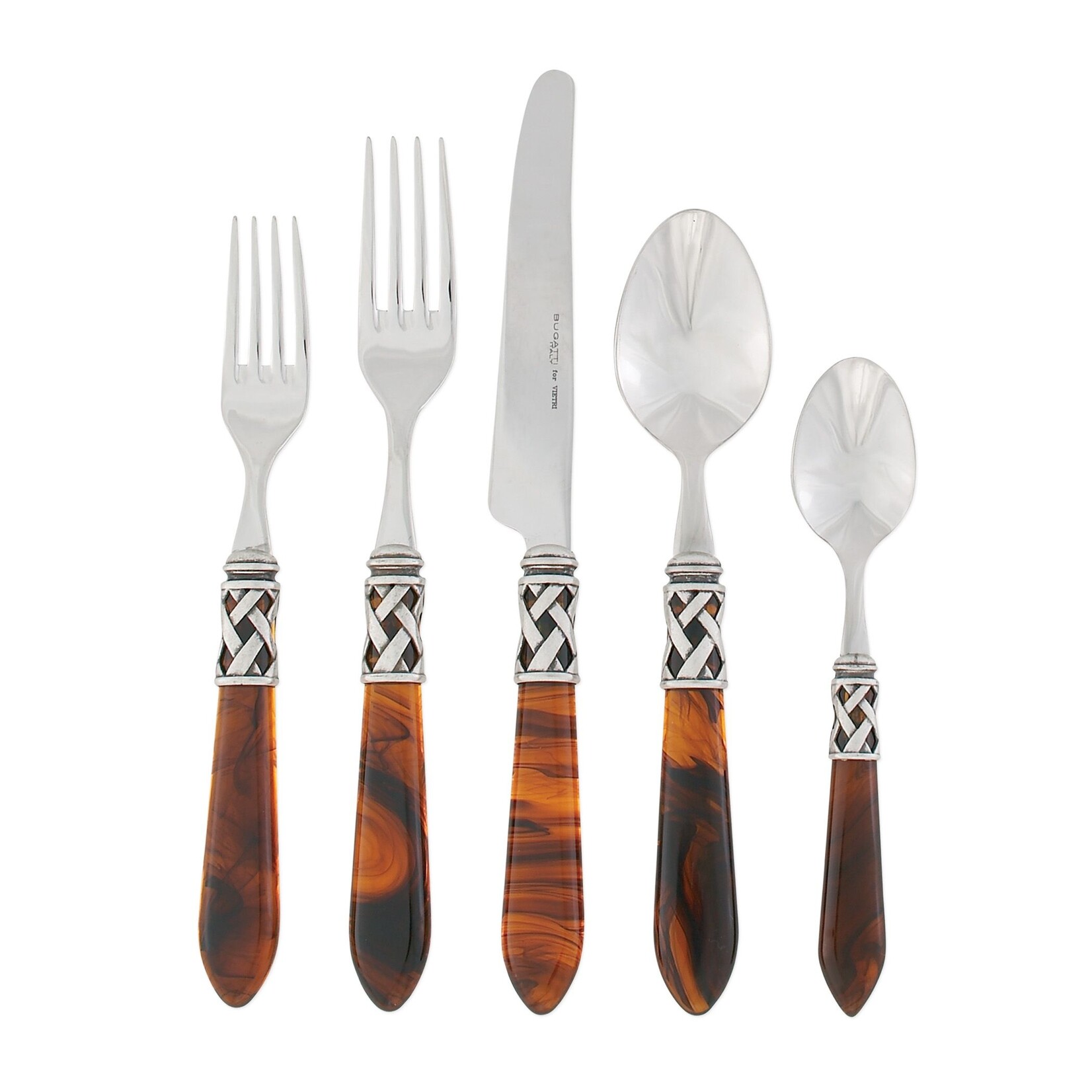 Vietri Aladdin Antique Five Piece Place Setting Tortoiseshell