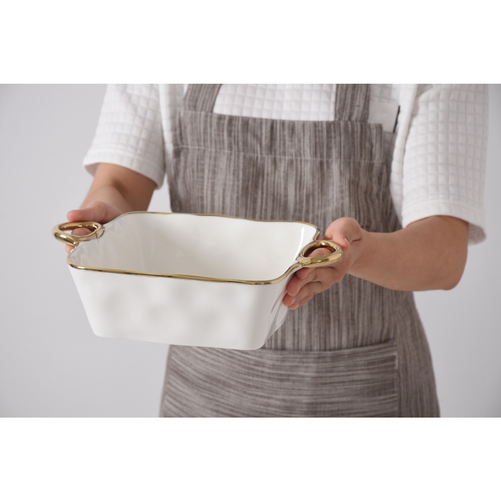 Pampa Bay Golden Handles Square Baking Dish