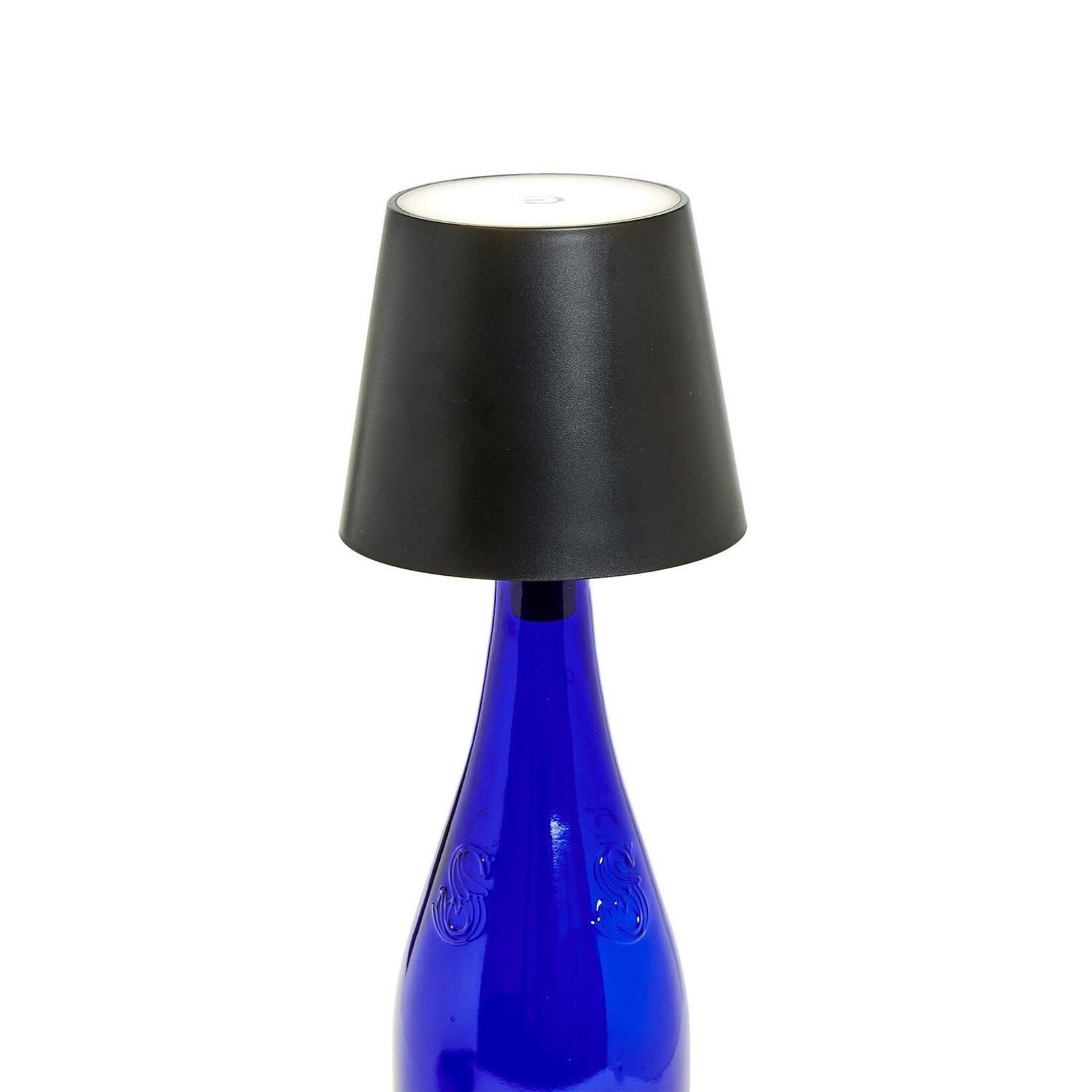 Two's Company LED Touchable Bottle Lampshade with Bottle Stopper in Gift Box