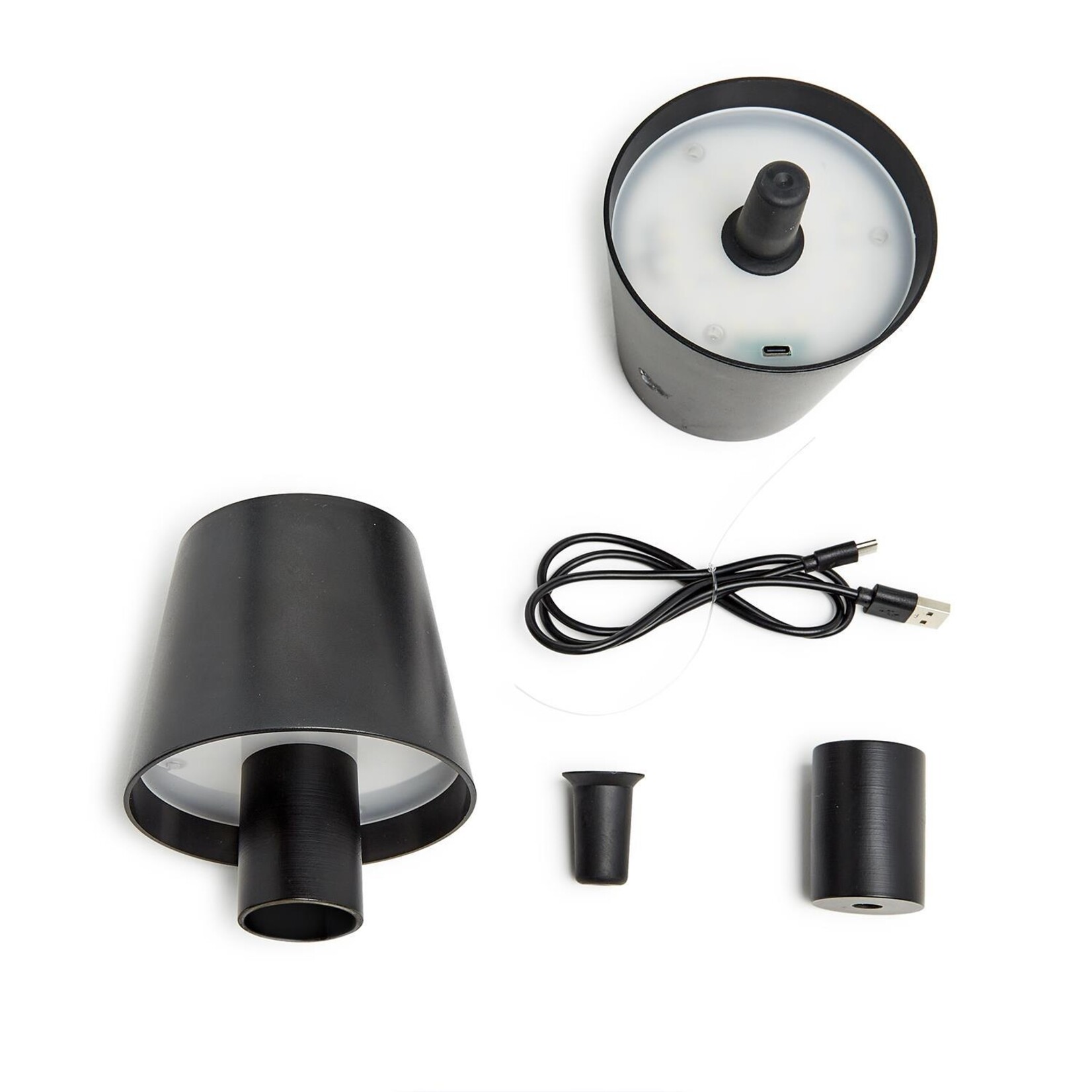 Two's Company LED Touchable Bottle Lampshade with Bottle Stopper in Gift Box