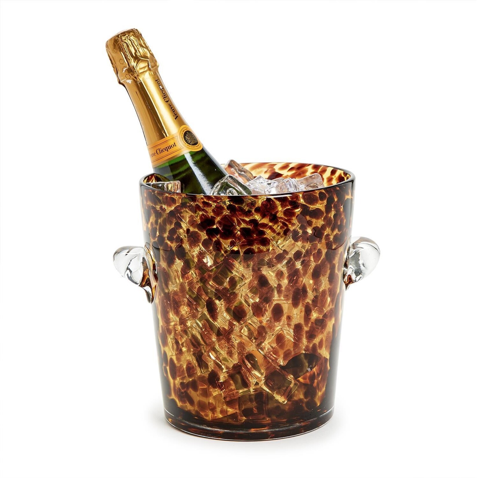 Two's Company Tortoise Print Ice Bucket