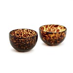 Two's Company Tortoise Print Tidbit Bowl