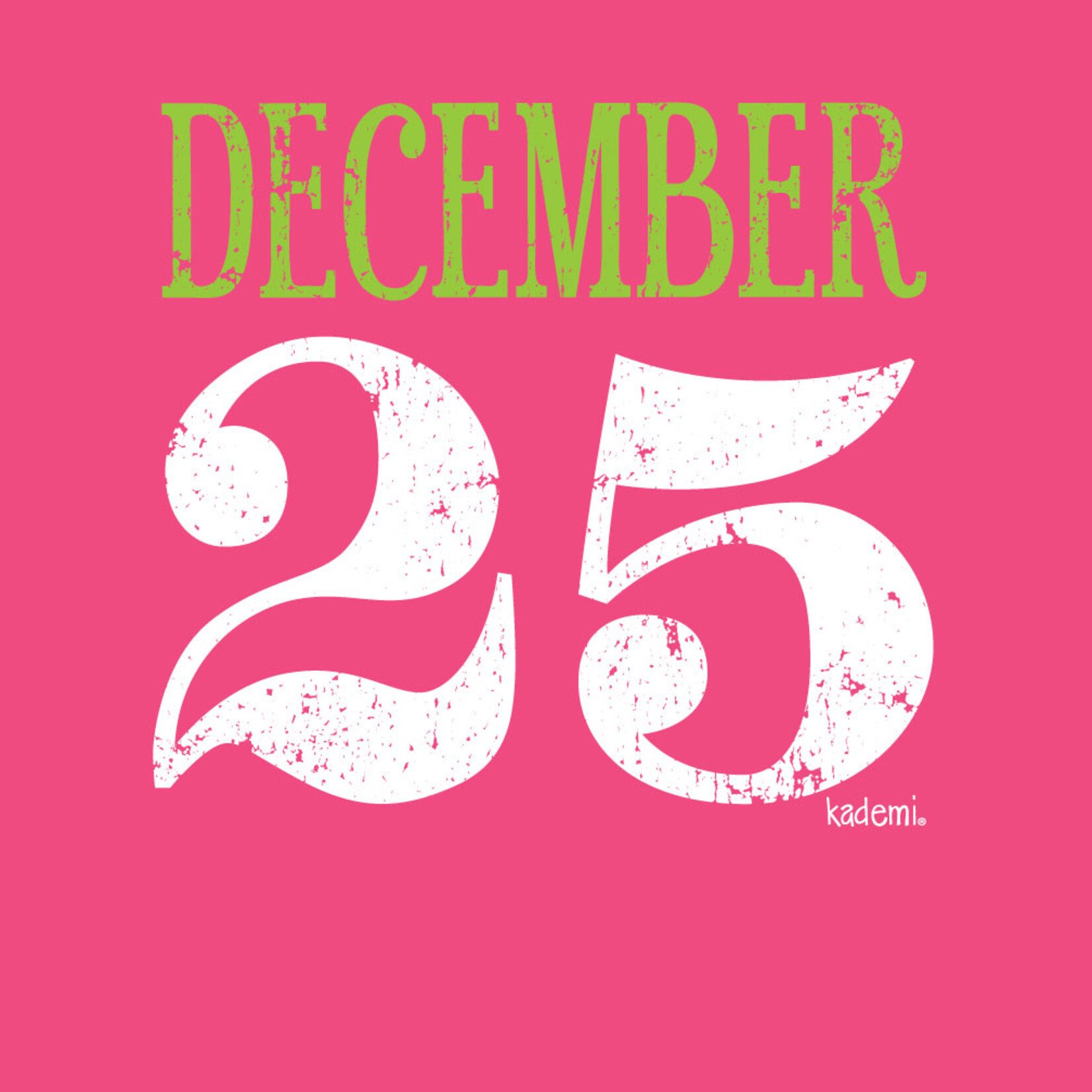 Kademi December 25 Toddler L/S Red