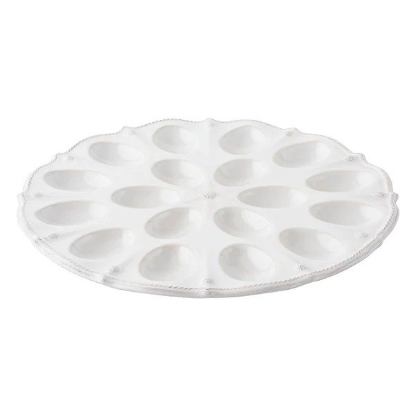 Berry & Thread Whitewash Deviled Egg Platter