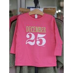 Kademi December 25 Toddler L/S Hot Pink