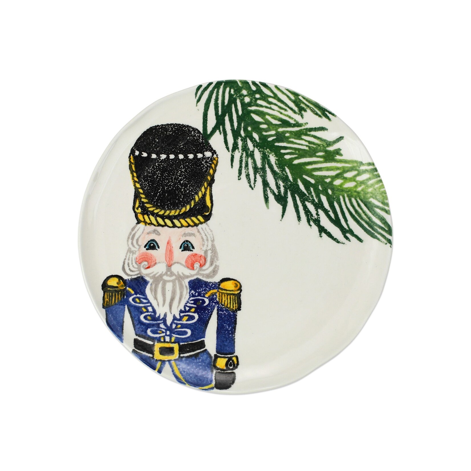 Vietri Nutcrackers Salad Plate