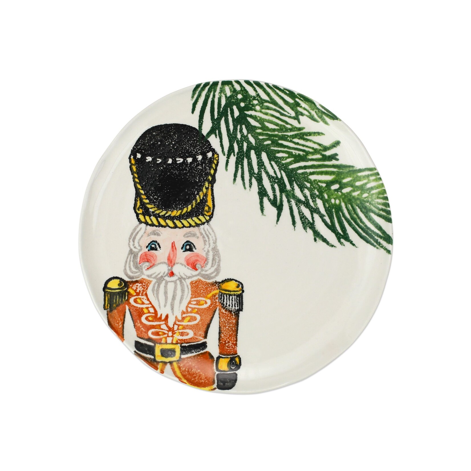 Vietri Nutcrackers Salad Plate