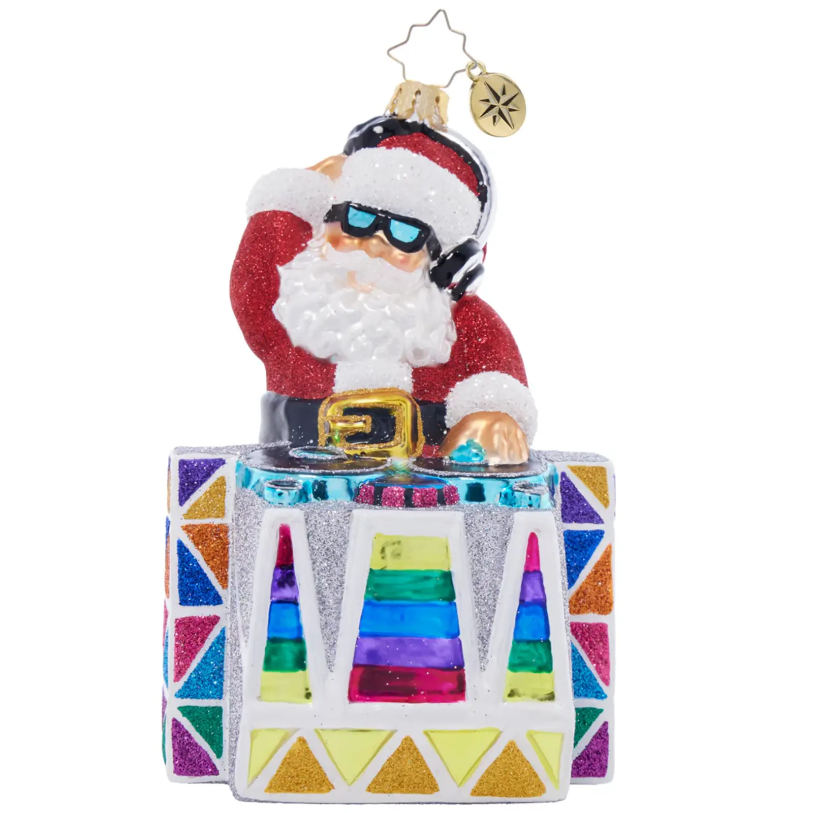 Christopher Radko Drop the Beat Claus