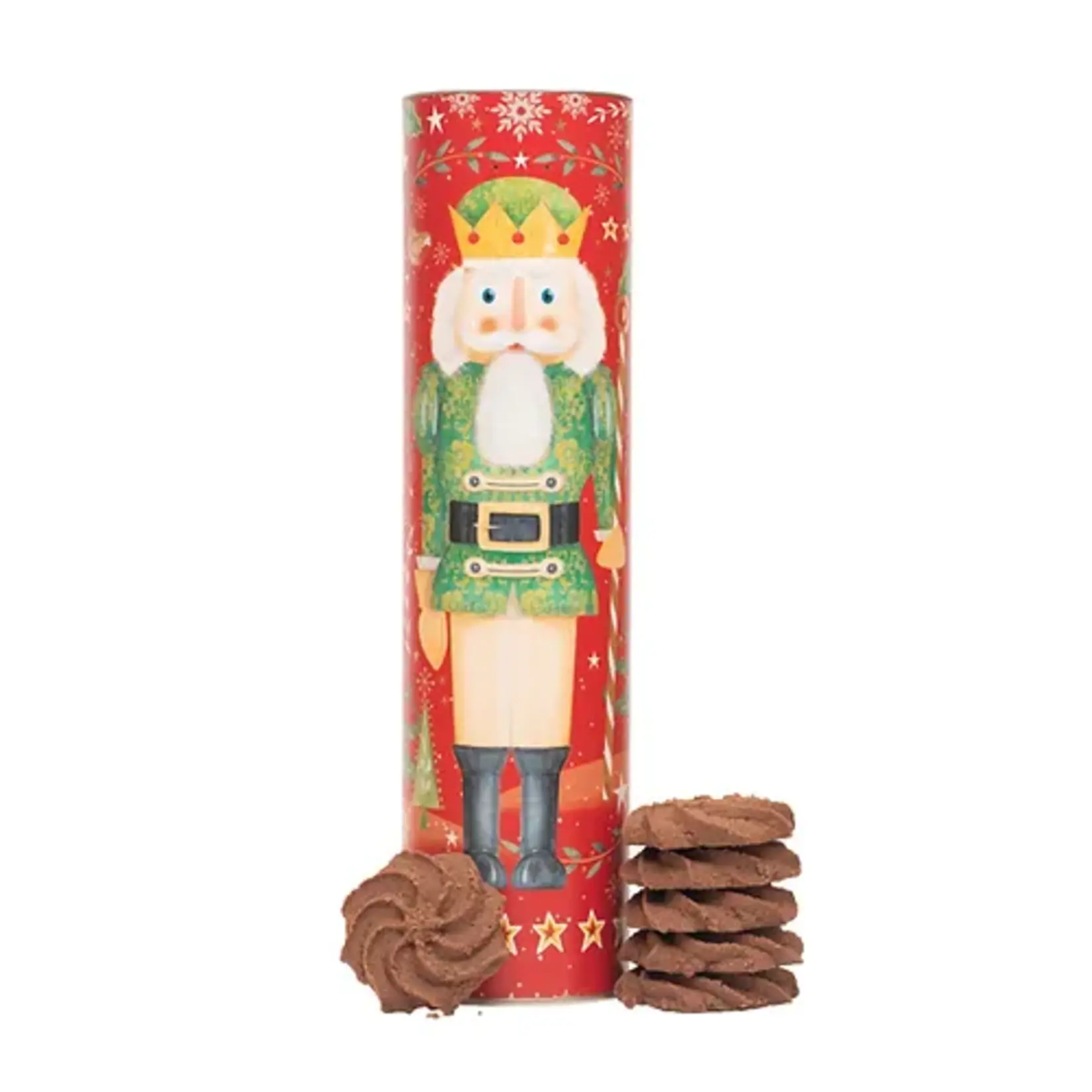 Farmhouse Biscuits Christmas Nutcracker Giant Tube