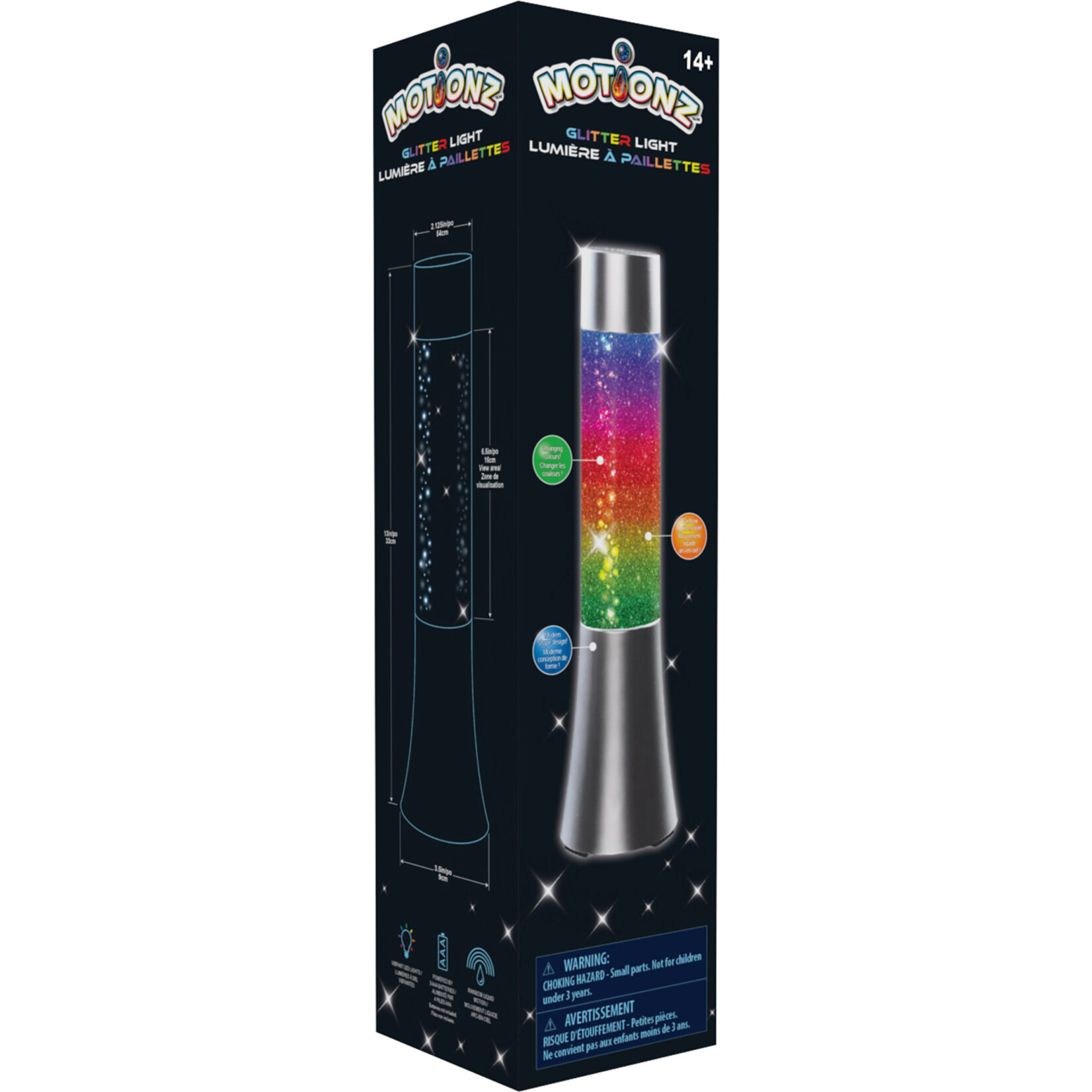 Incredible Group Motionz 13" Glitter Lamp with Plastic Base
