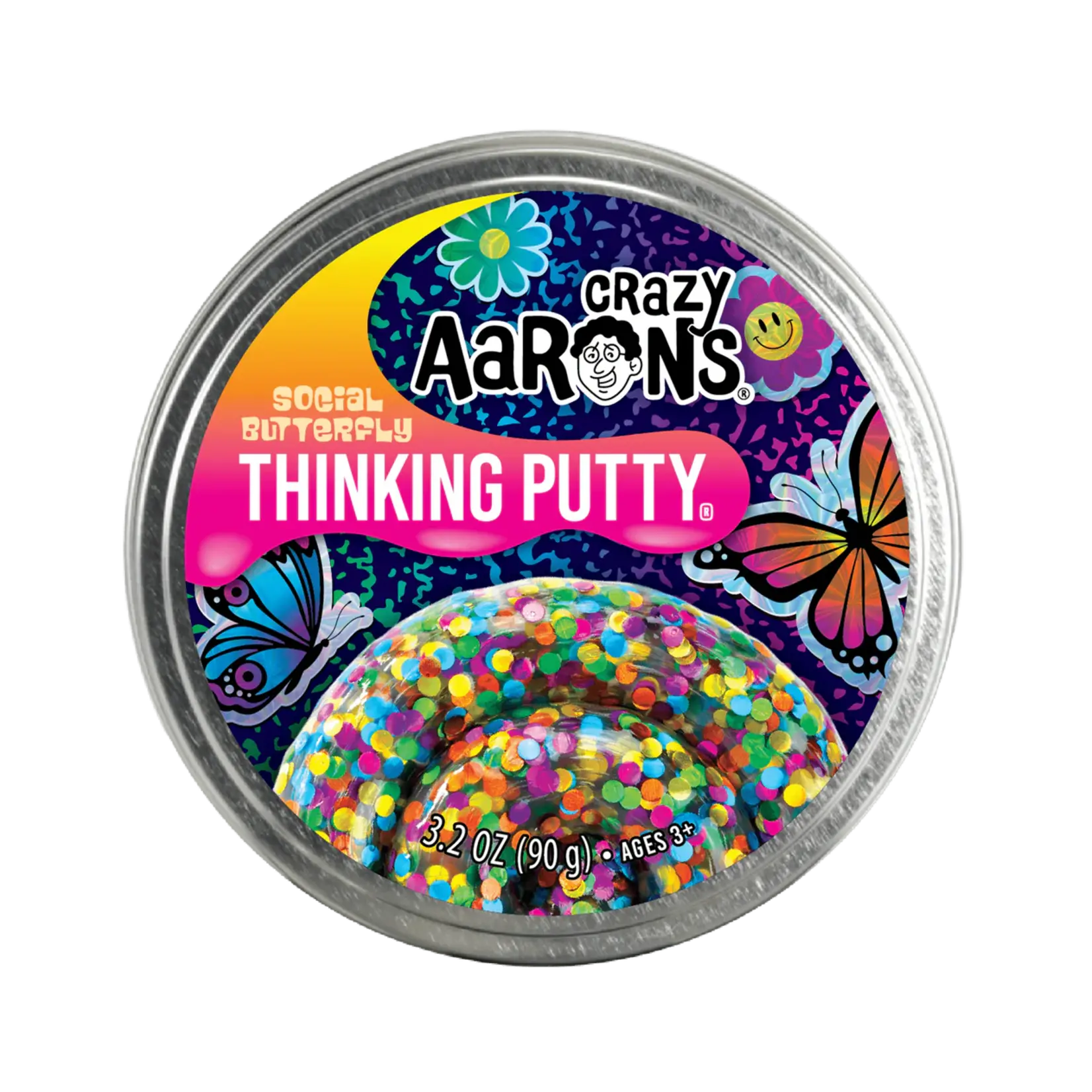 Crazy Aarons Full Size 4" Thinking Putty Tin