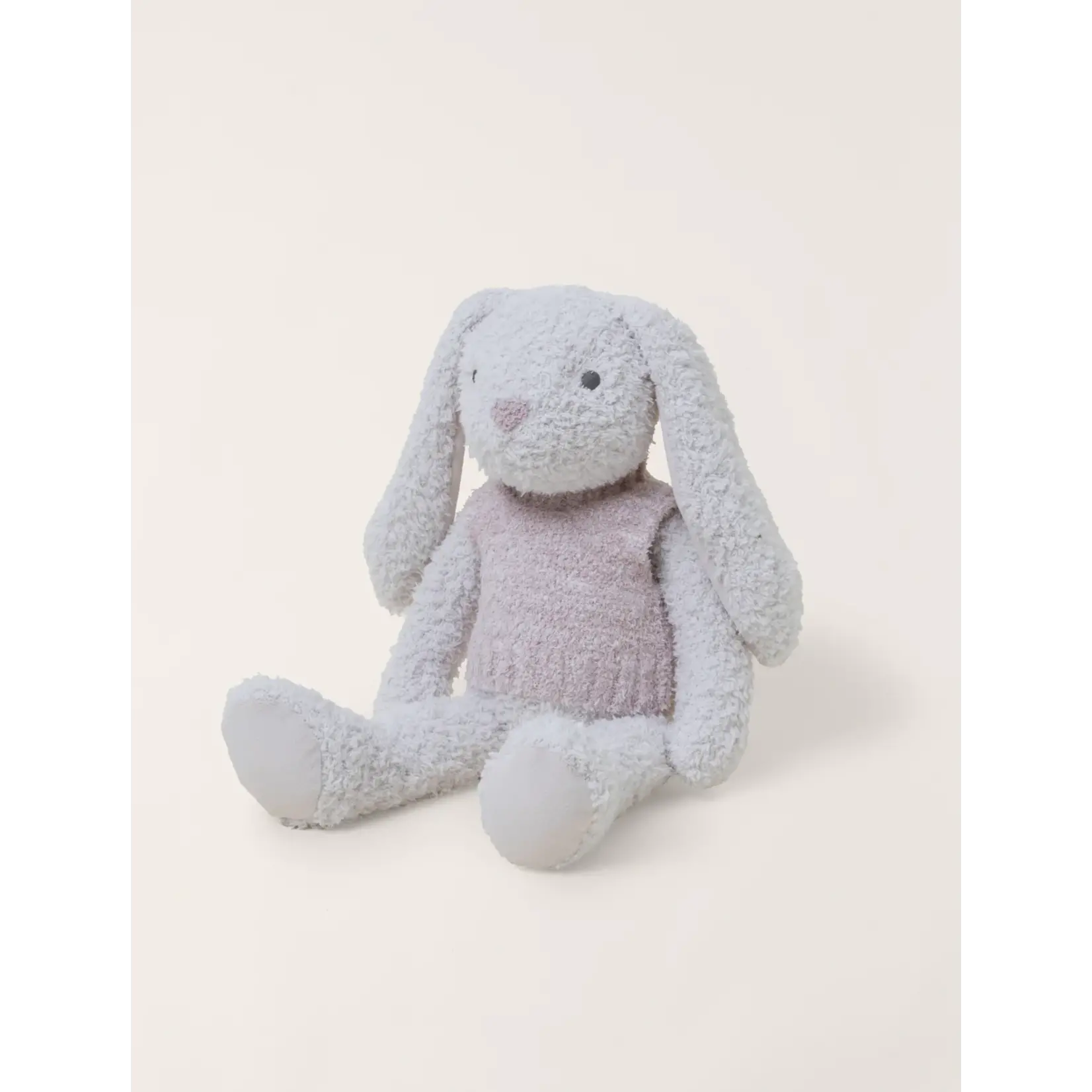 Barefoot Dreams Cozychic Bunnie Buddie w/Vest Almond/Pink