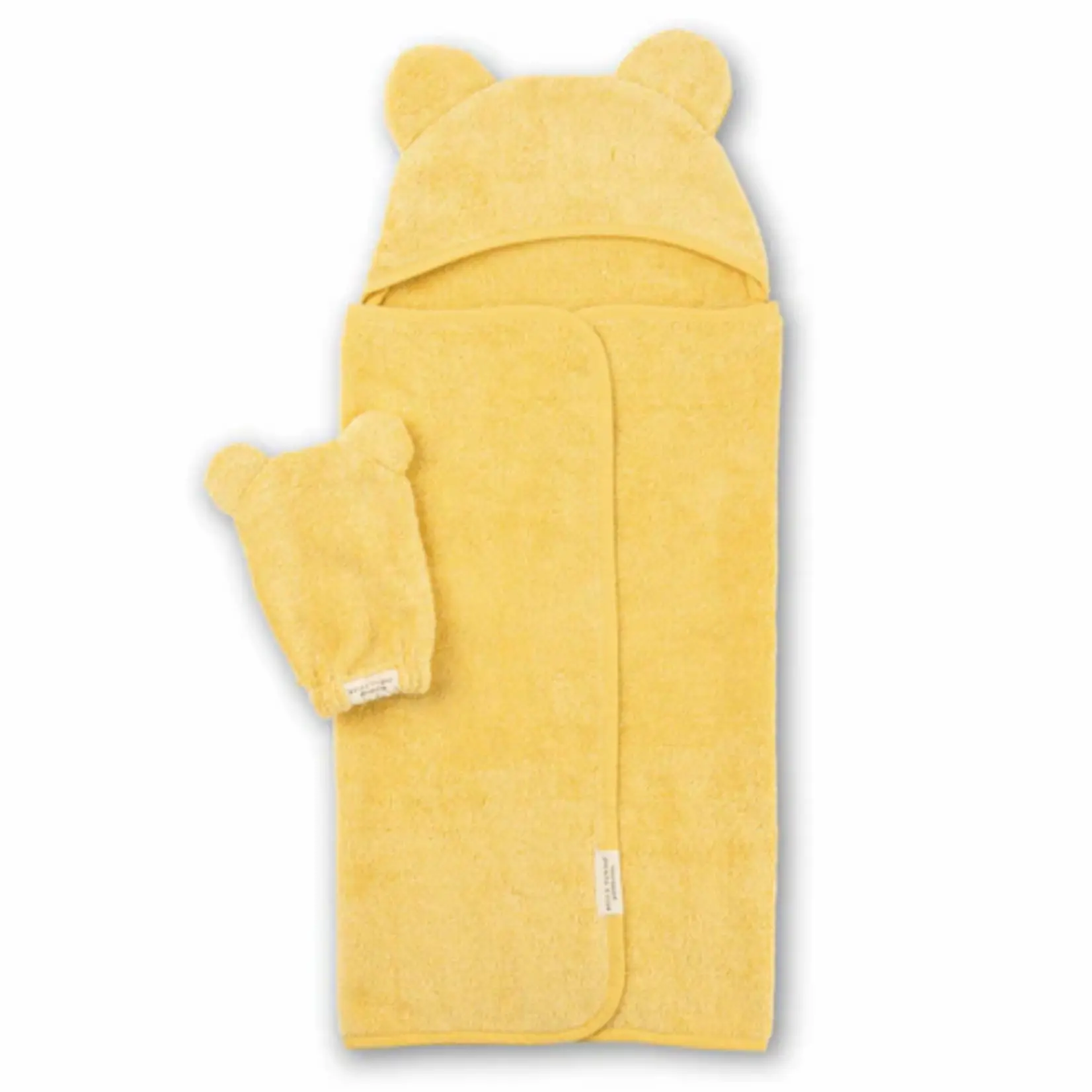 Bella Tunno Hooded Towel + Wash Mitt Set