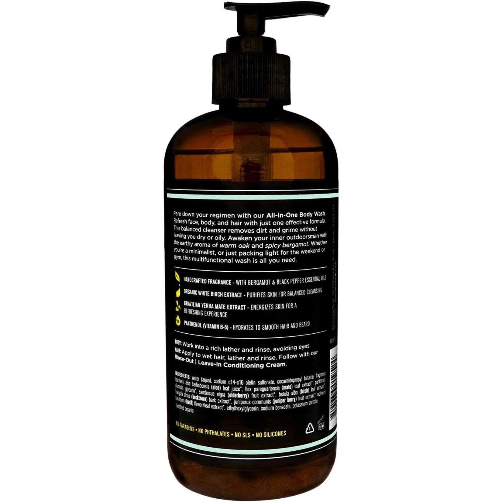 Gentlemens Hardware Black Oak Body Wash 16oz