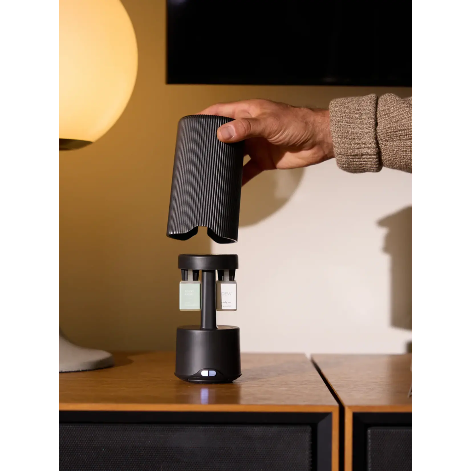 Pura Smart Fragrance Diffuser Tabletop Device Black Pura Plus
