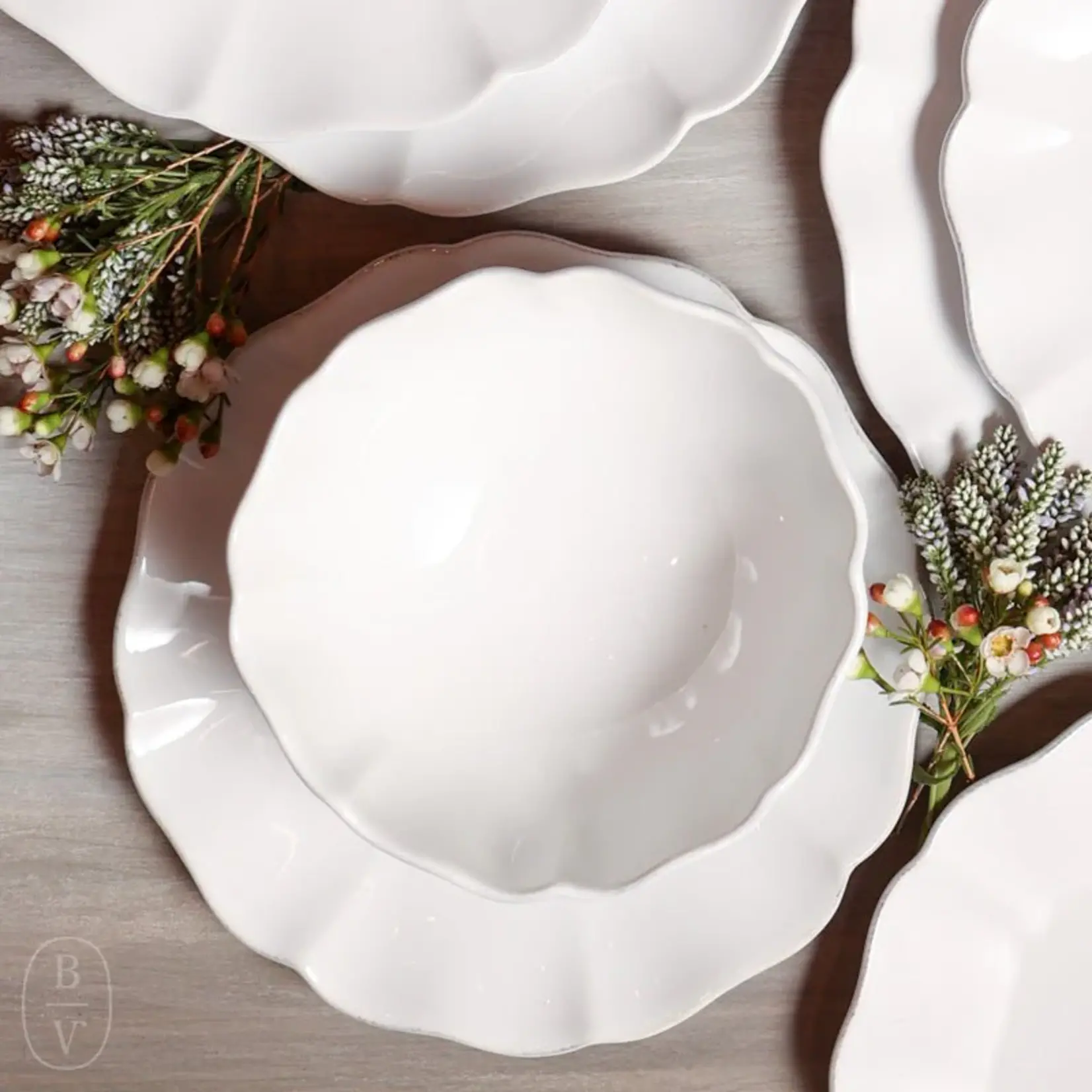 Costa Nova Rosa White Soup/Cereal Bowl