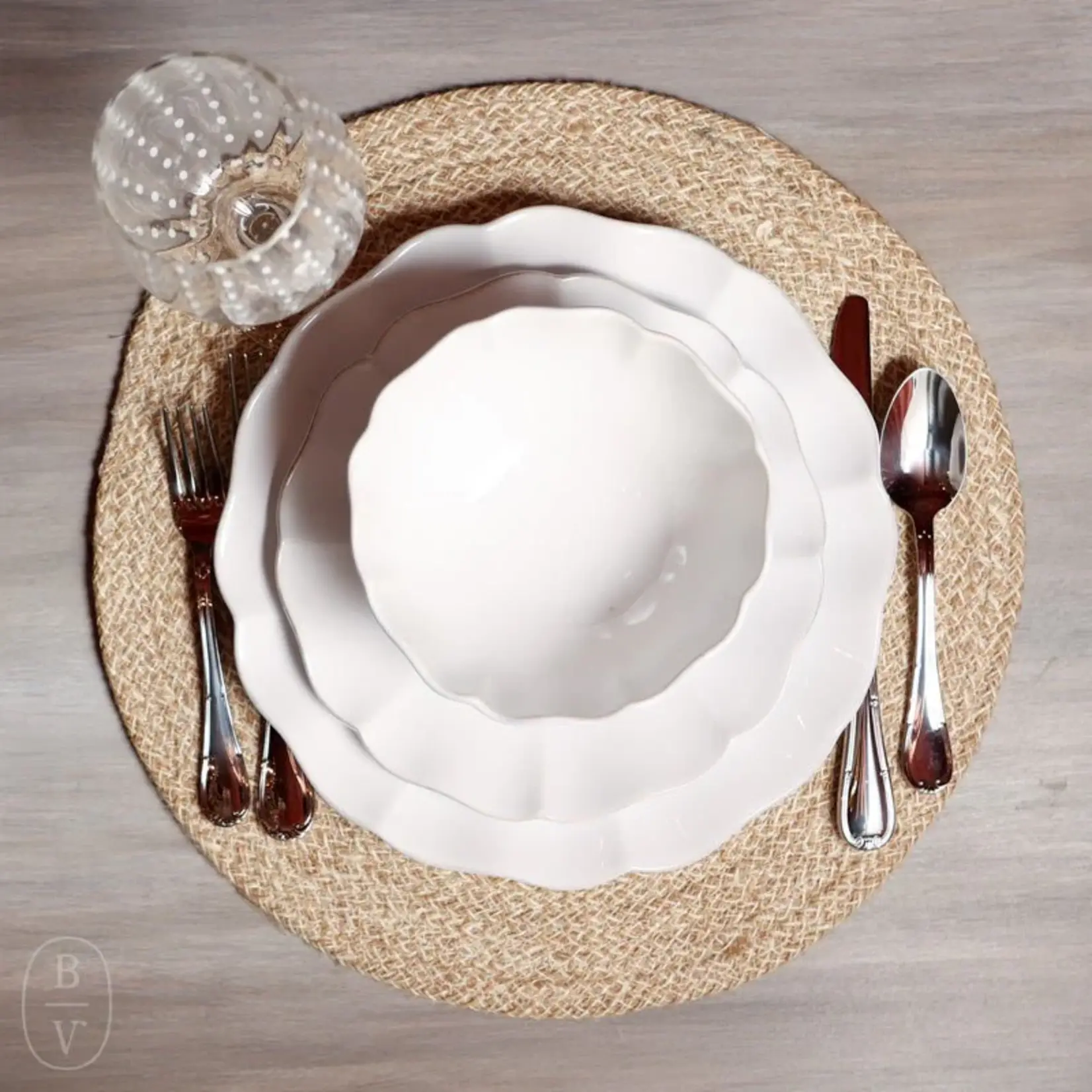 Costa Nova Rosa White Soup/Cereal Bowl