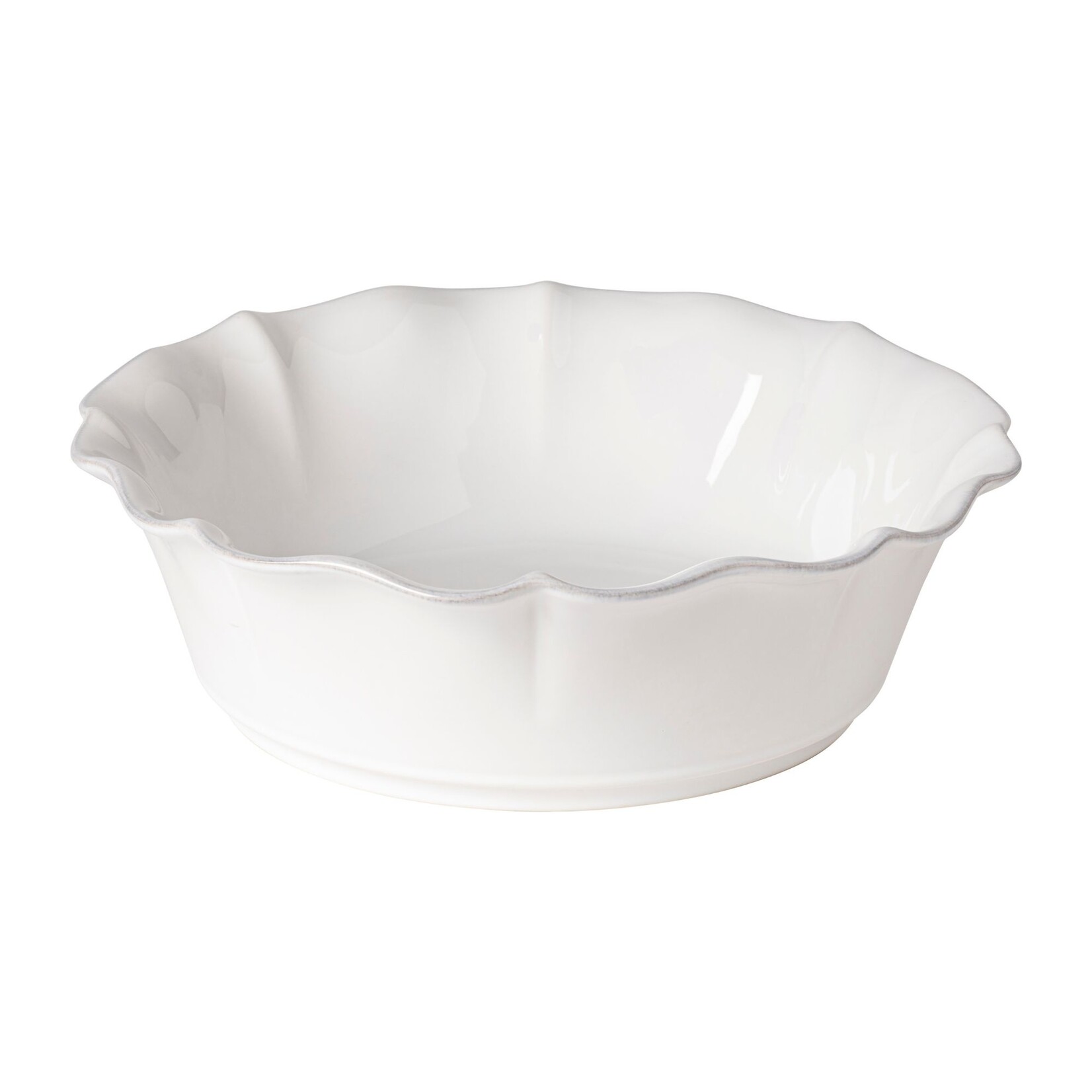 Costa Nova Rosa White Serving Bowl