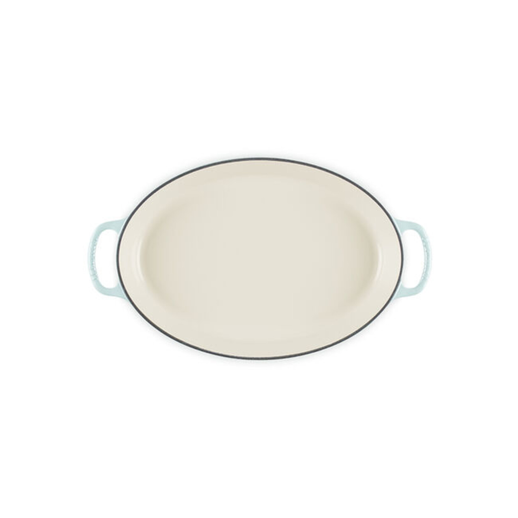 Le Creuset Signature Oval Baker, 3 qt, Sea Salt
