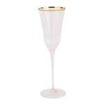 Vietri Natalia Gold Champagne Glass