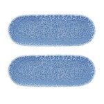 Two's Company Hydrangea Tidbit / Cracker Dish
