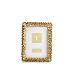 Two's Company Gold Ruffles Frame, 5x7