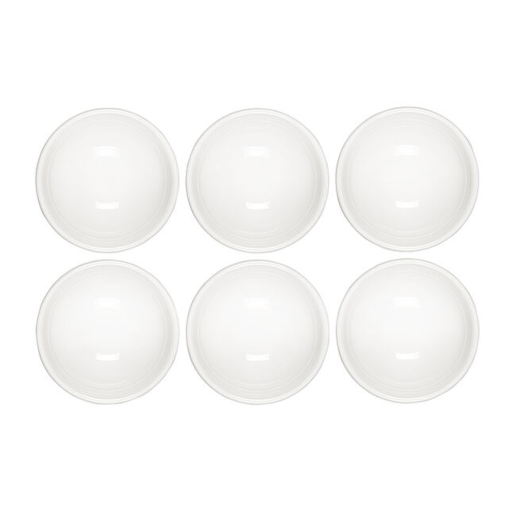 Le Creuset Set 6 Vancouver Pinch Bowls White 2oz