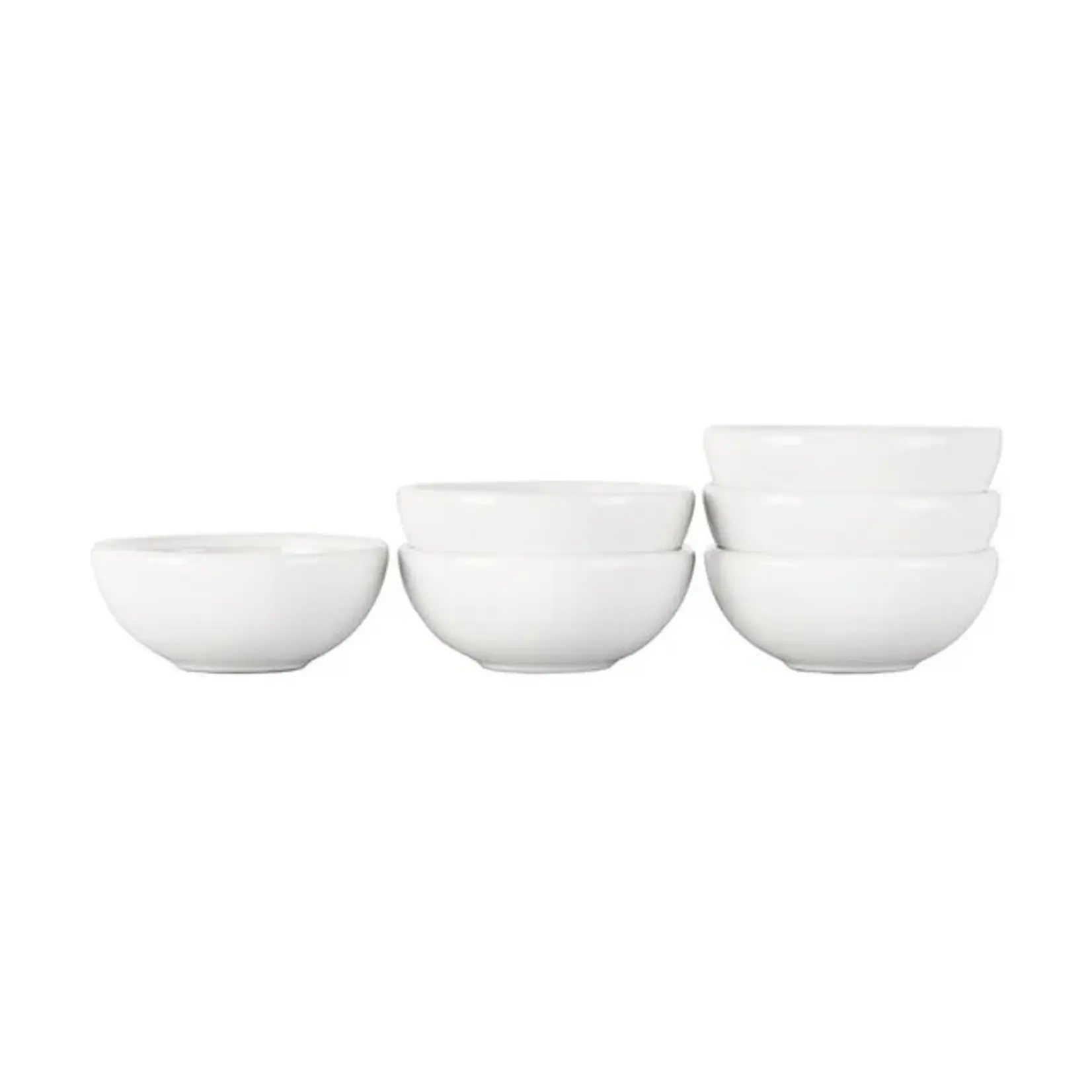 Le Creuset Set 6 Vancouver Pinch Bowls White 2oz