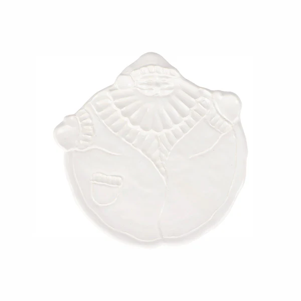 Pietra Natale Figural Santa Salad Plate