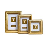 Two's Company Gold Beaded Edge Photo Frame 4x6