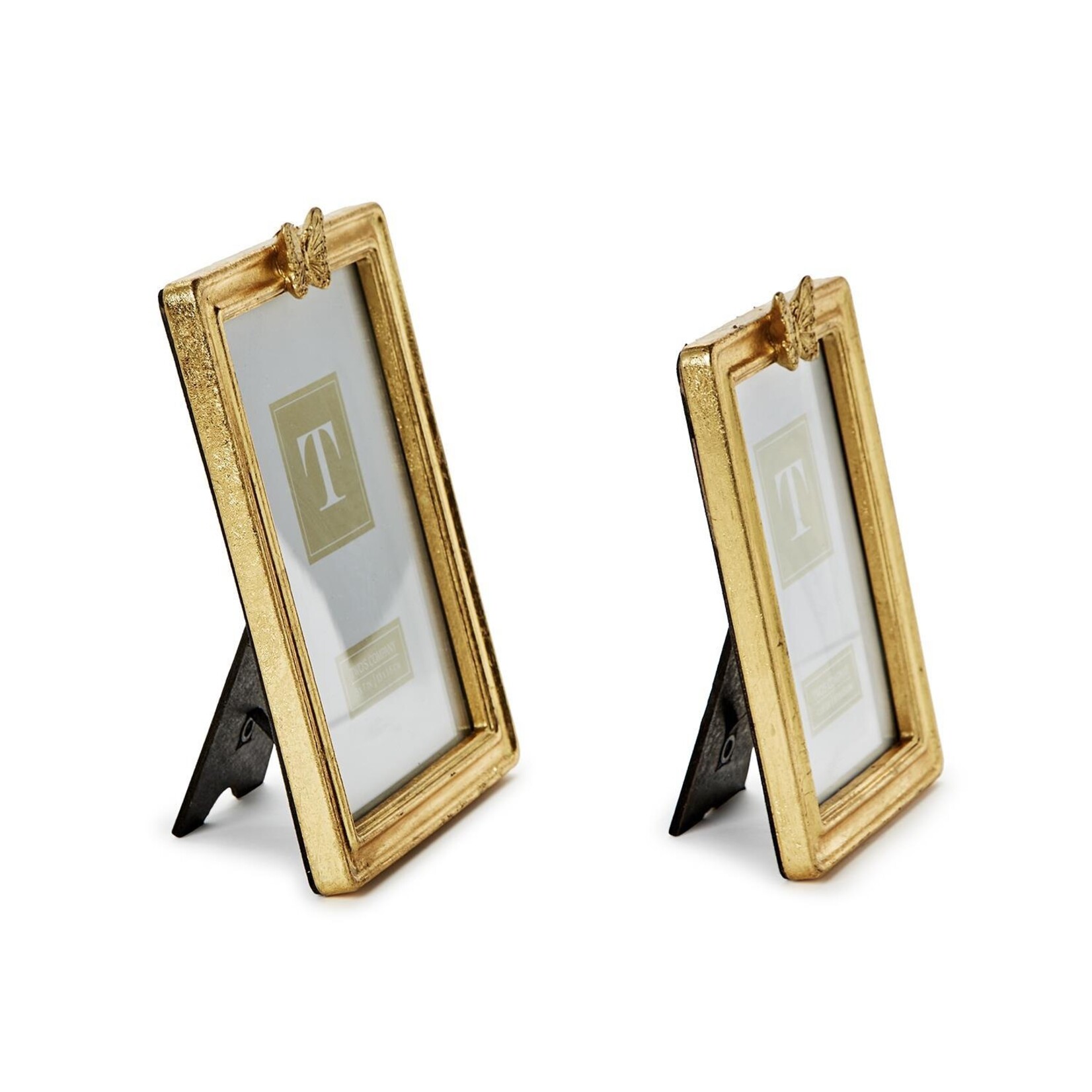 Two's Company Golden Butterfly Photo Frame 4x6