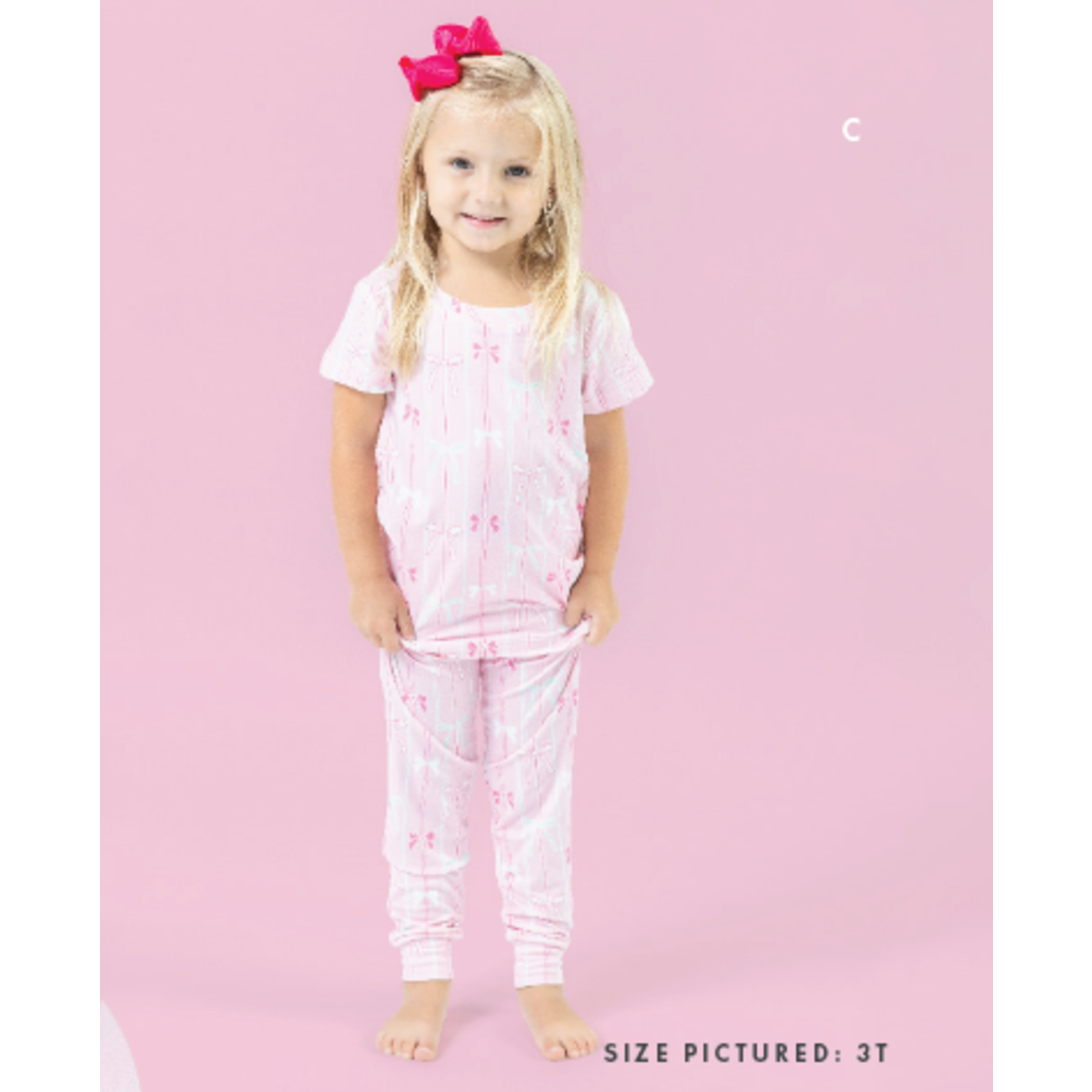 Mary Square Toddler Annie Pajamas All Wrapped Up Pink Pant Set