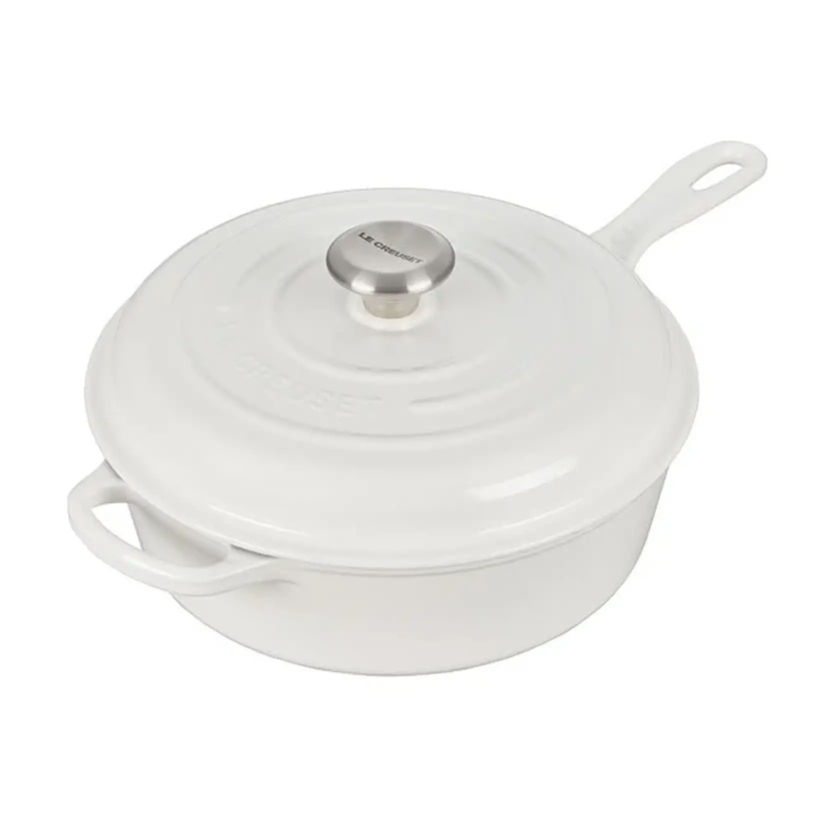 Le Creuset Signature Round Cassadou 3.75 Qt White
