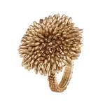 Bodrum Pompom Gold Napkin Rings