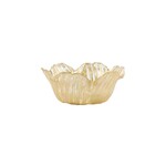 Vietri Rufolo Glass Gold Flower Small Bowl