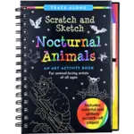 Peter Pauper Press Scratch & Sketch Nocturnal Animals