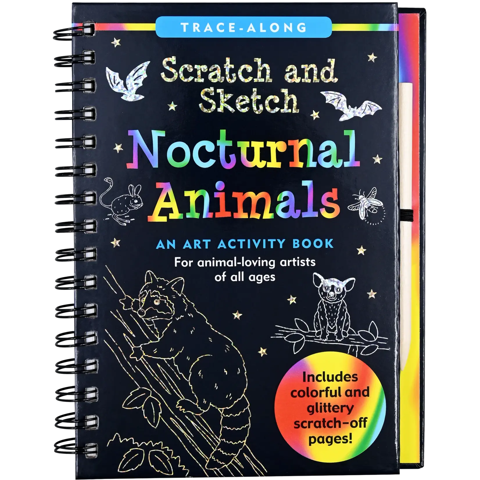Peter Pauper Press Scratch & Sketch Nocturnal Animals