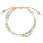 Scout Jewerly Mixed Media Bracelet Courage/Amazonite/Gold