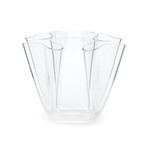 Two's Company Handkerchief Hand-made 5 Section Vase - Acrylic