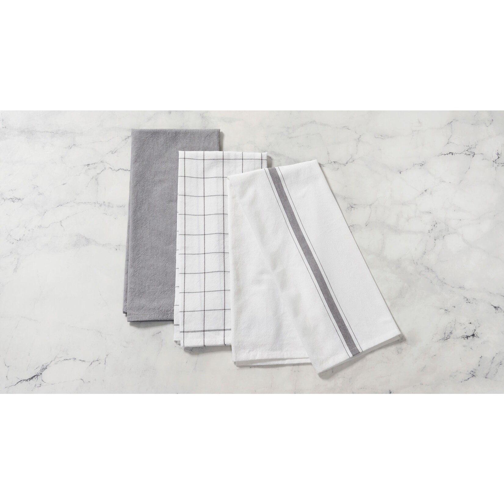 Le Creuset Le Creuset Set of 3 Kitchen Towels, Charbon