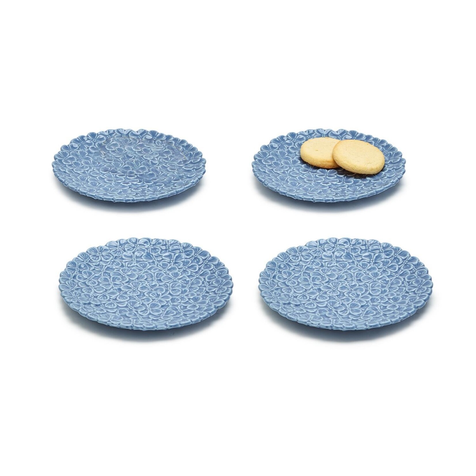 Two's Company Hydrangea Tidbit Dish