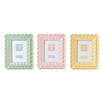 Two's Company Scalloped Wood Frame 5" x 7"