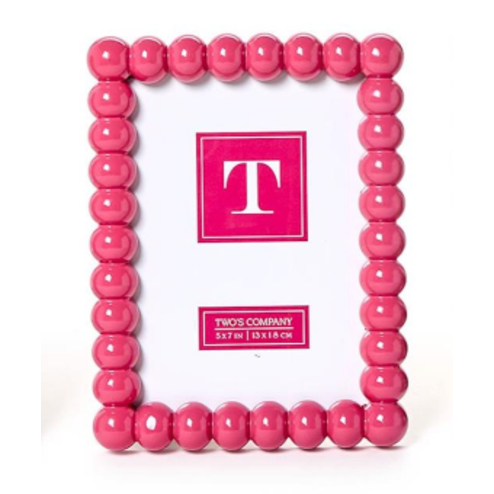 Two's Company Hobnail 5" x 7" Photo Frame